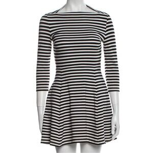 Kate Spade Broome Street A Line Dress Black and White in size XXS